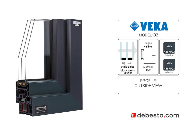 System okienny PCV Veka 82 - Trójkąt narożny