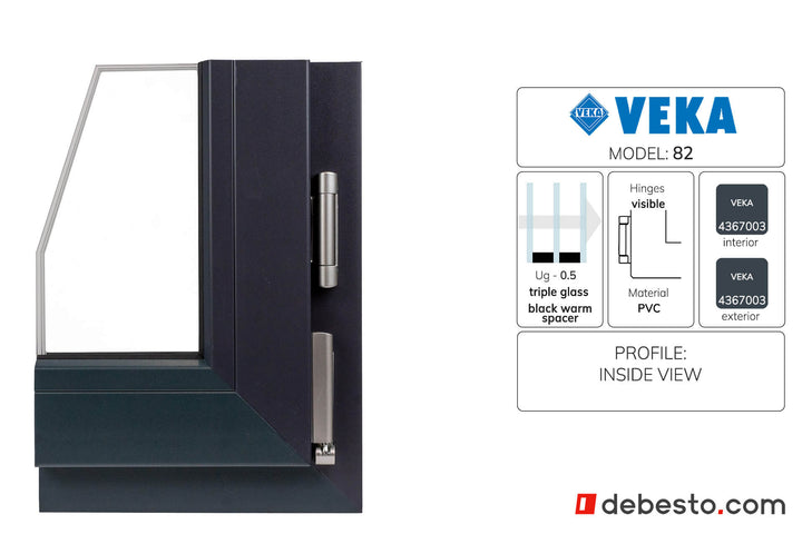 System okienny PCV Veka 82 - Trójkąt narożny