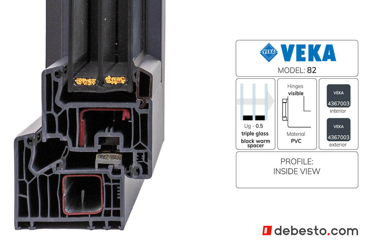 System okienny PCV Veka 82 - Trójkąt narożny