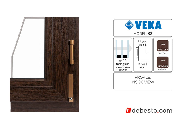 System okienny PCV Veka 82 - Trójkąt narożny