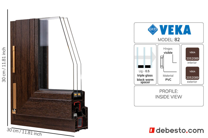 System okienny PCV Veka 82 - Trójkąt narożny