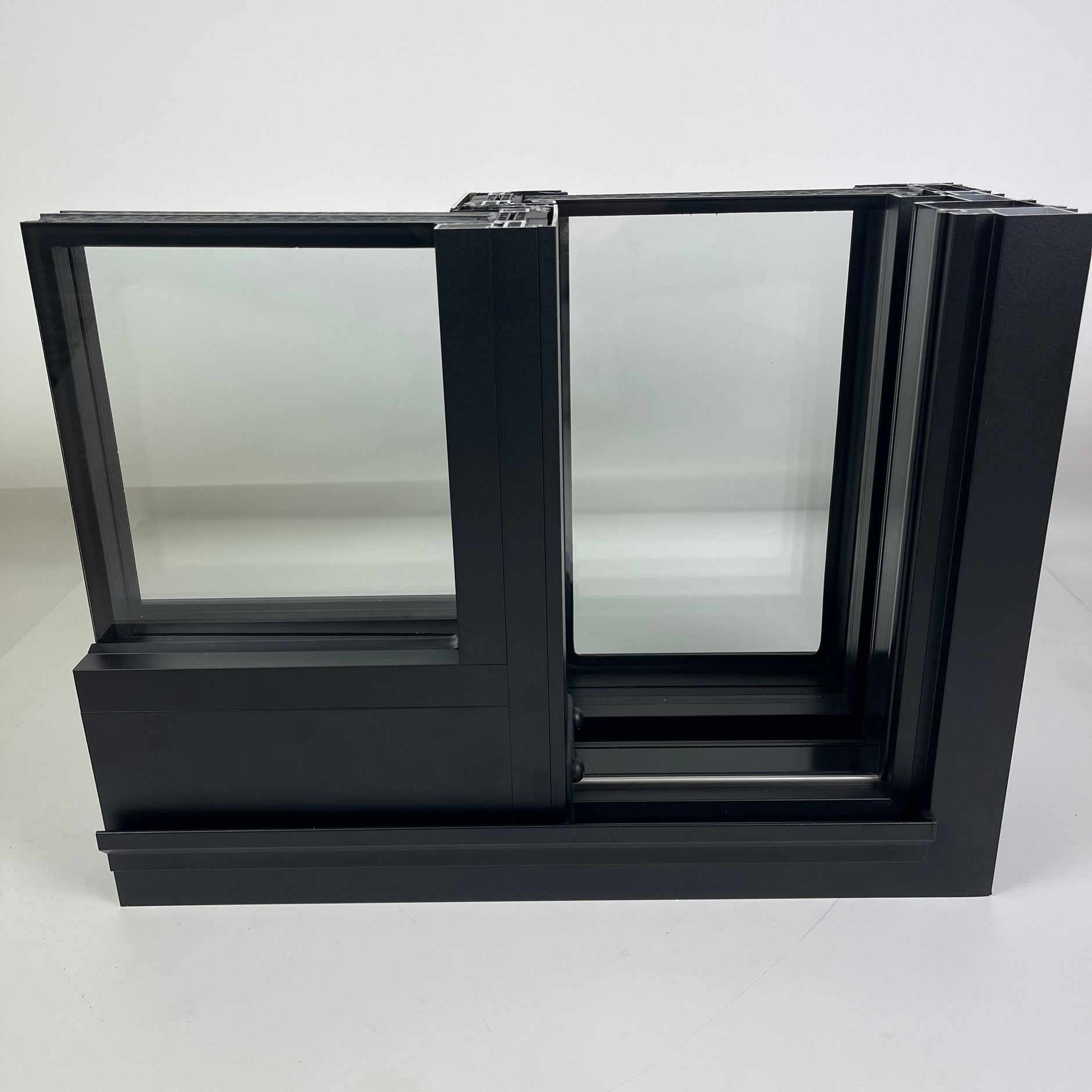 Aluprof MB-77HS Aluminium Sliding Door System - Corner Sample