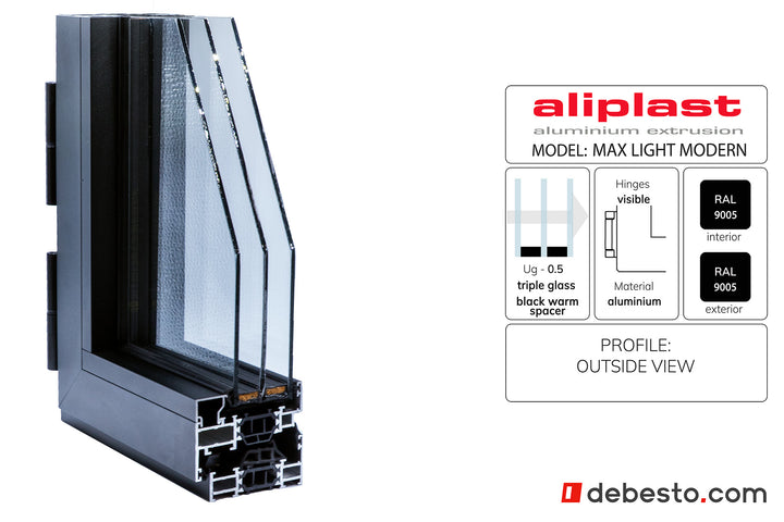 Aliplast Max Light - System Okien Aluminiowych - Trójkąt pokazowy