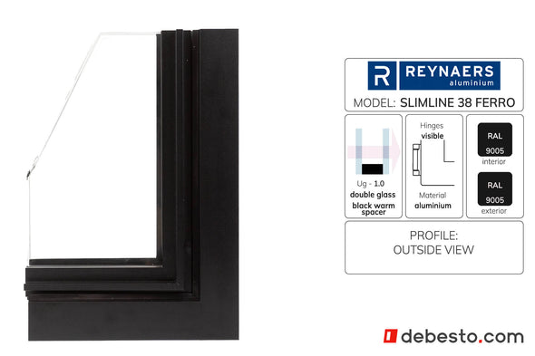 Reynaers SlimLine 38 — System okien aluminiowych — Trójkąt pokazowy