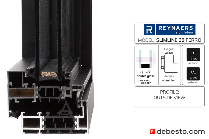 Reynaers SlimLine 38 — System okien aluminiowych — Trójkąt pokazowy