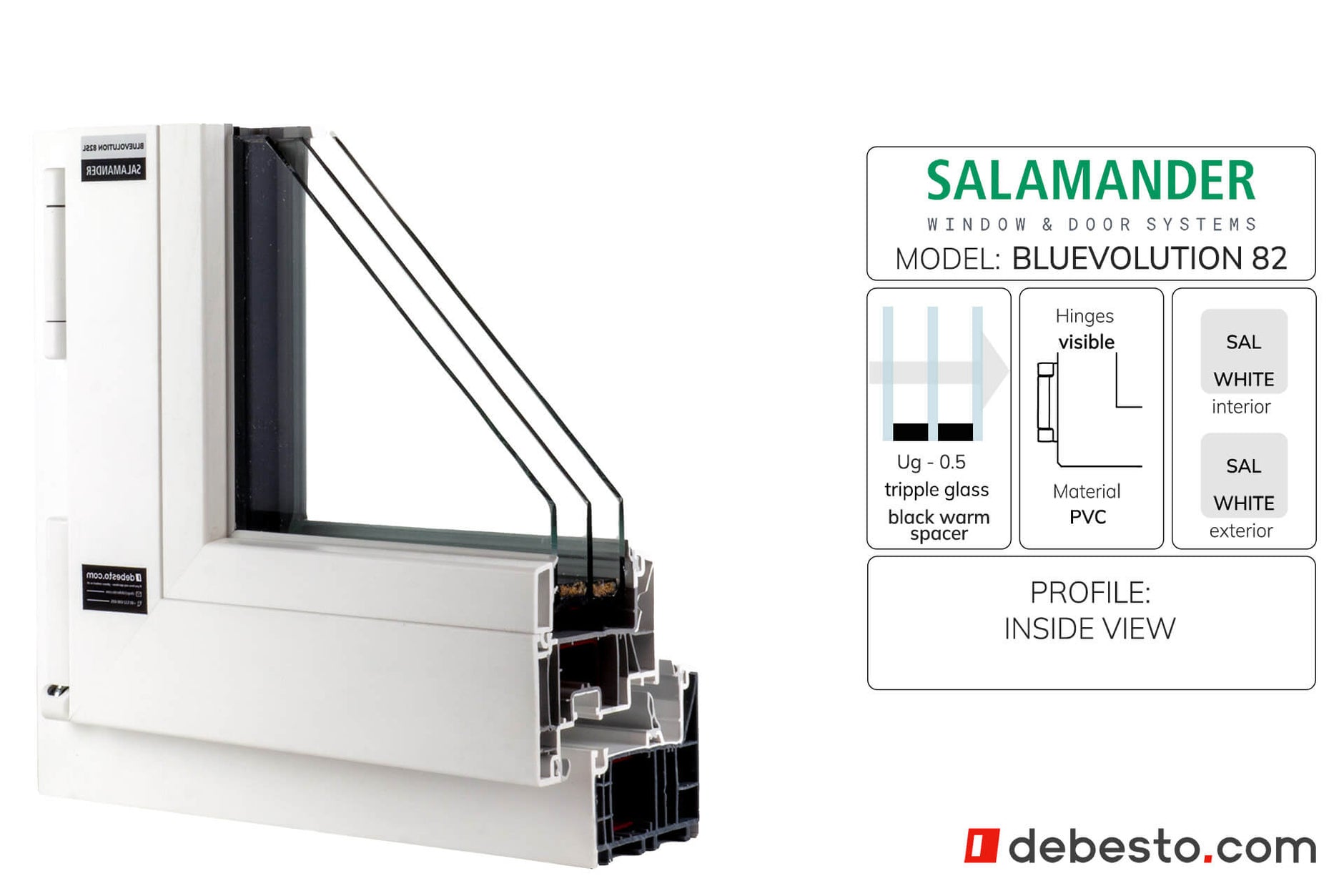 Salamander BluEvolution 82 - Corner Sample