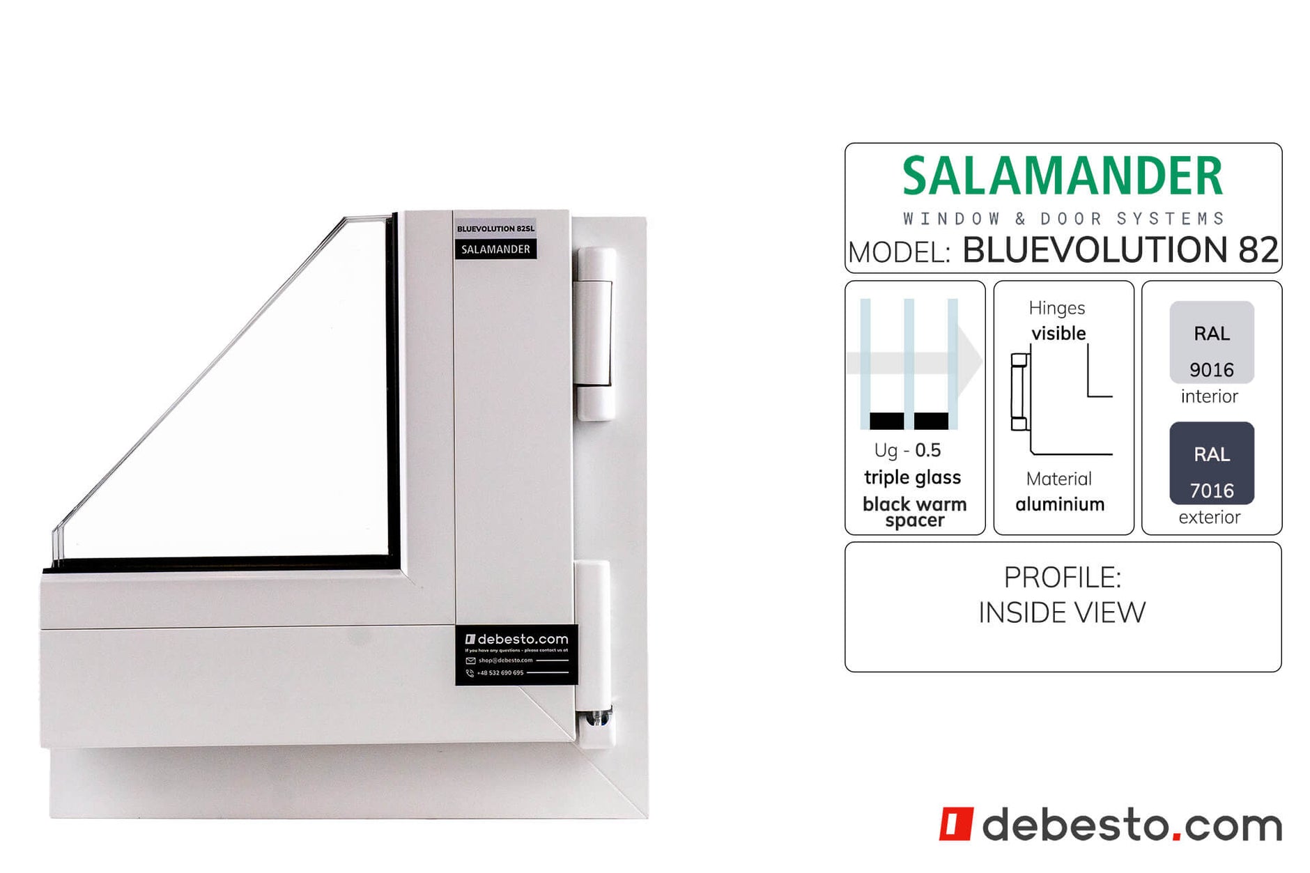Salamander BluEvolution 82 - Corner Sample