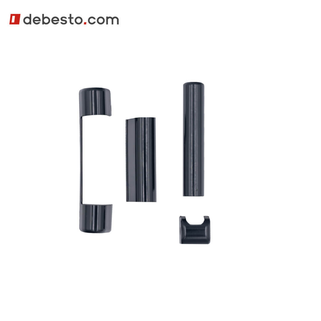 Set of SIEGENIA top and bottom plastic hinge covers (PVC windows)