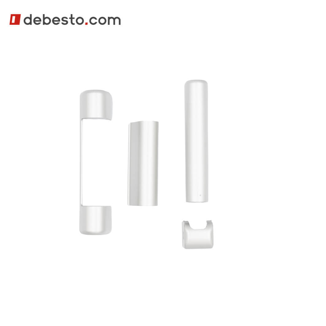 Set of SIEGENIA top and bottom plastic hinge covers (PVC windows)