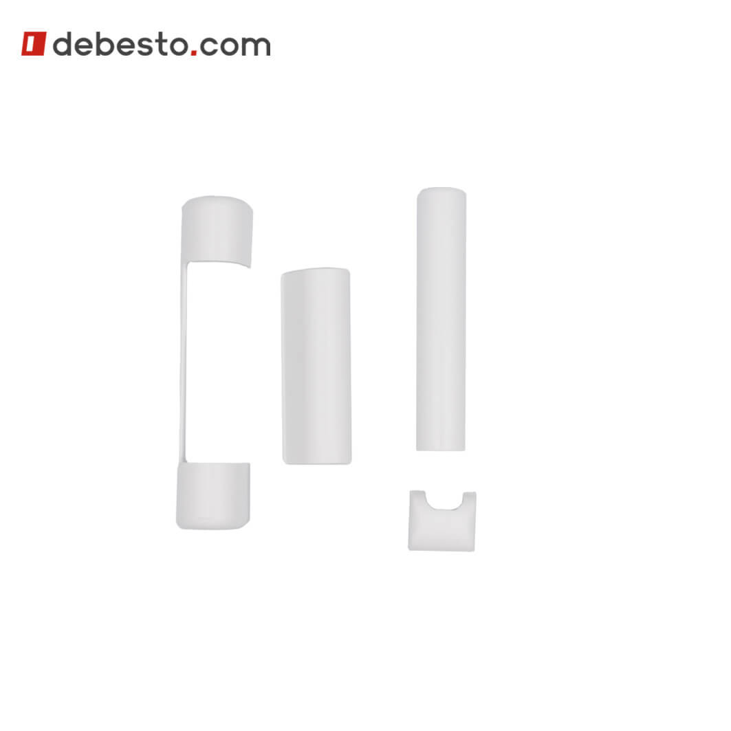 Set of SIEGENIA top and bottom plastic hinge covers (PVC windows)