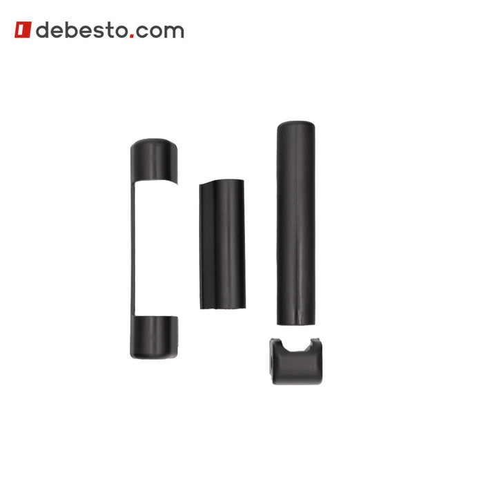 Set of SIEGENIA top and bottom plastic hinge covers (PVC windows)