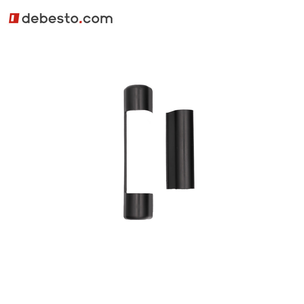 Set of SIEGENIA top and bottom plastic hinge covers (PVC windows)
