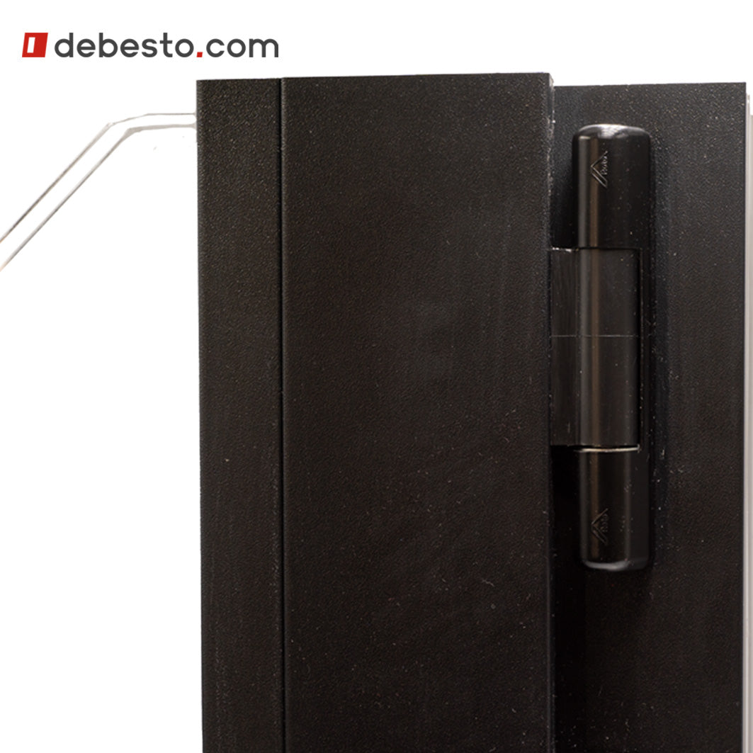 Set of SIEGENIA top and bottom plastic hinge covers (PVC windows)