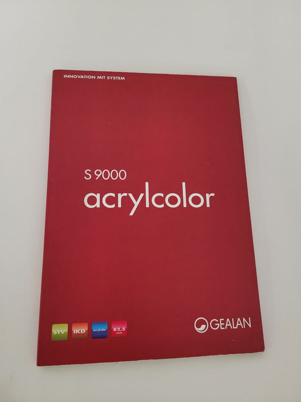 Gealan Acrylcolor Color Chart
