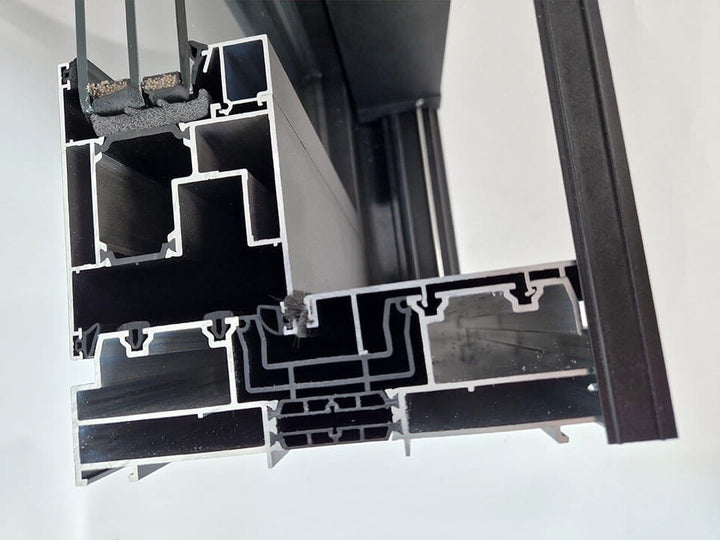 Aluprof MB-77HS Aluminium Sliding Door System - Corner Sample