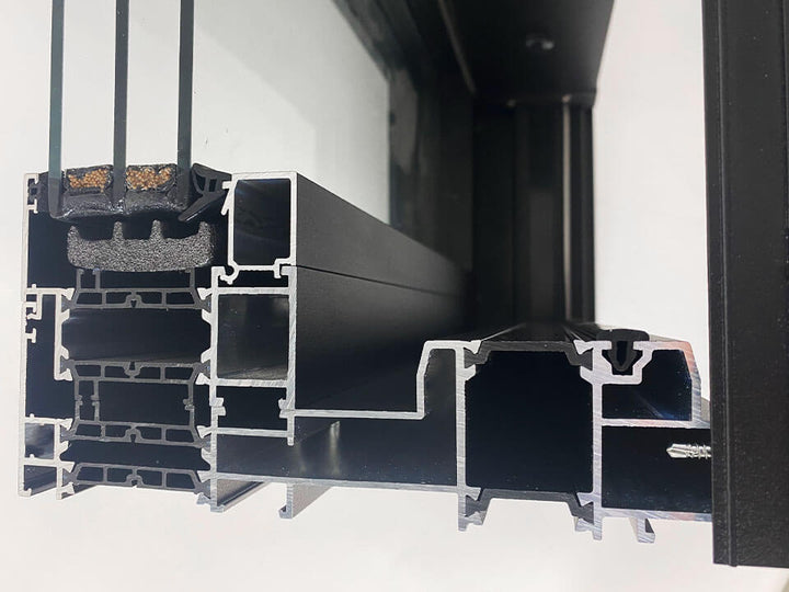 Aluprof MB-77HS Aluminium Sliding Door System - Corner Sample