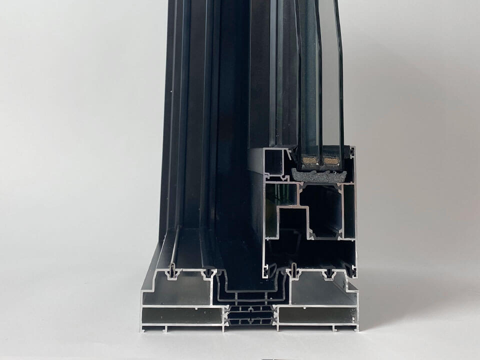 Aluprof MB-77HS Aluminium Window System - Corner Sample