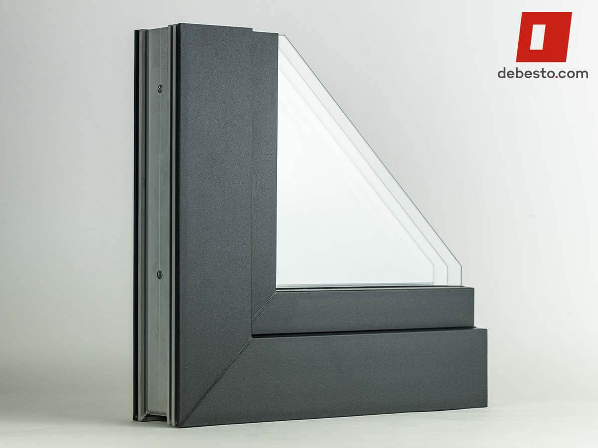 Zestaw 2 trójkątów pokazowych: Aluprof MB-79N i GEALAN-LINEAR® PVC