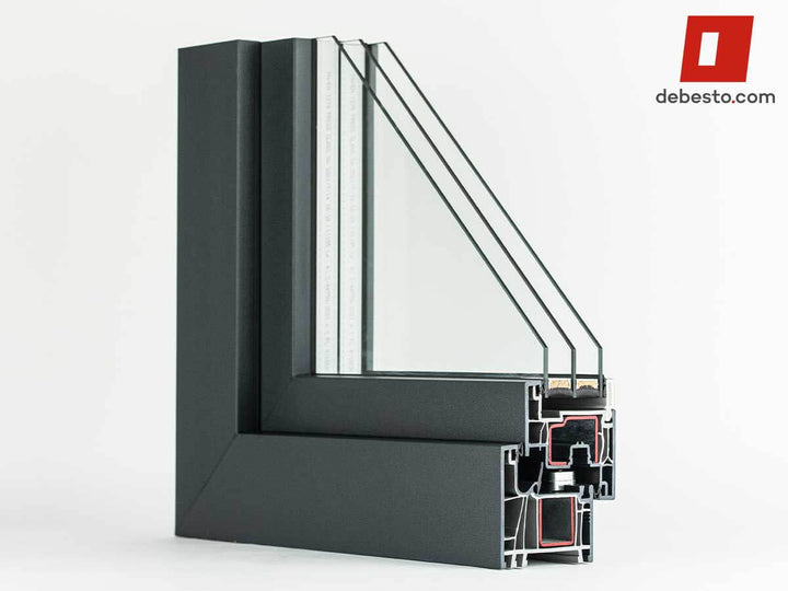 Zestaw 2 trójkątów pokazowych: Aluprof MB-79N i GEALAN-LINEAR® PVC