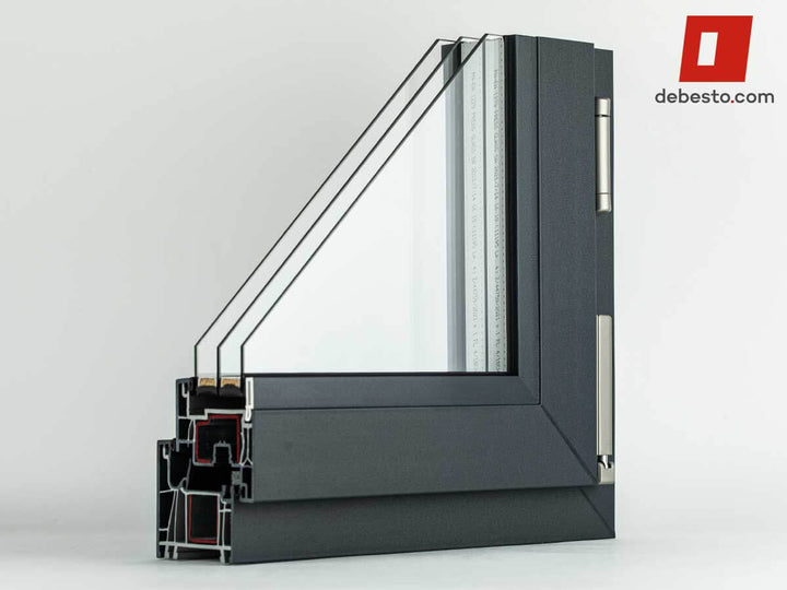 Zestaw 2 trójkątów pokazowych: Aluprof MB-79N i GEALAN-LINEAR® PVC