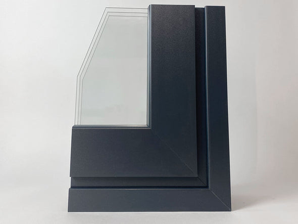 Gealan Smoovio PVC Sliding Door System - Corner Sample