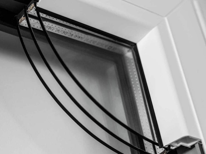 Gealan 9000 triple glazing with aluminium spacer bar