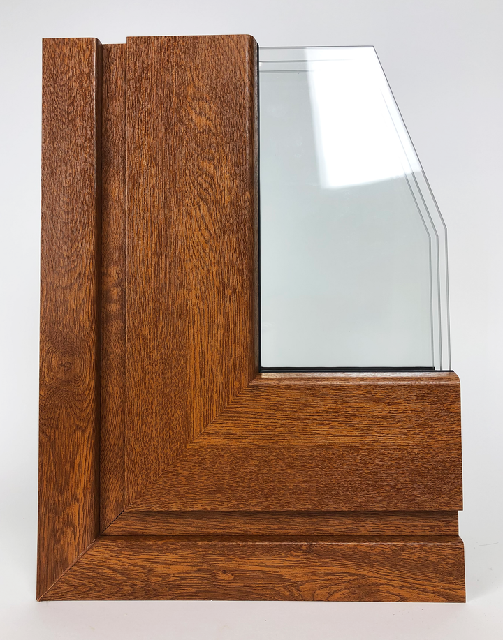 Gealan Smoovio PVC Sliding Door System - Corner Sample