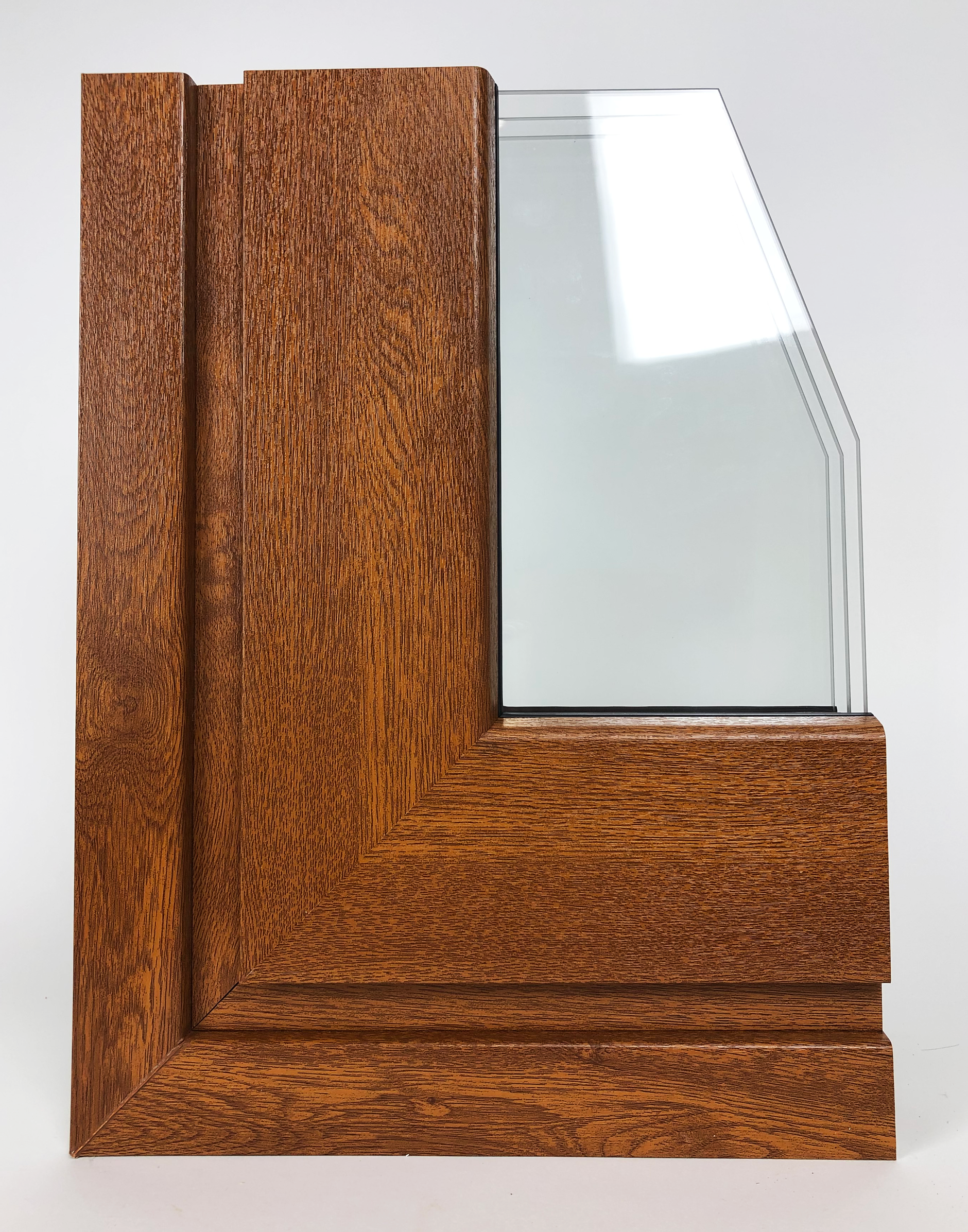 Gealan Smoovio PVC Sliding Door System - Corner Sample