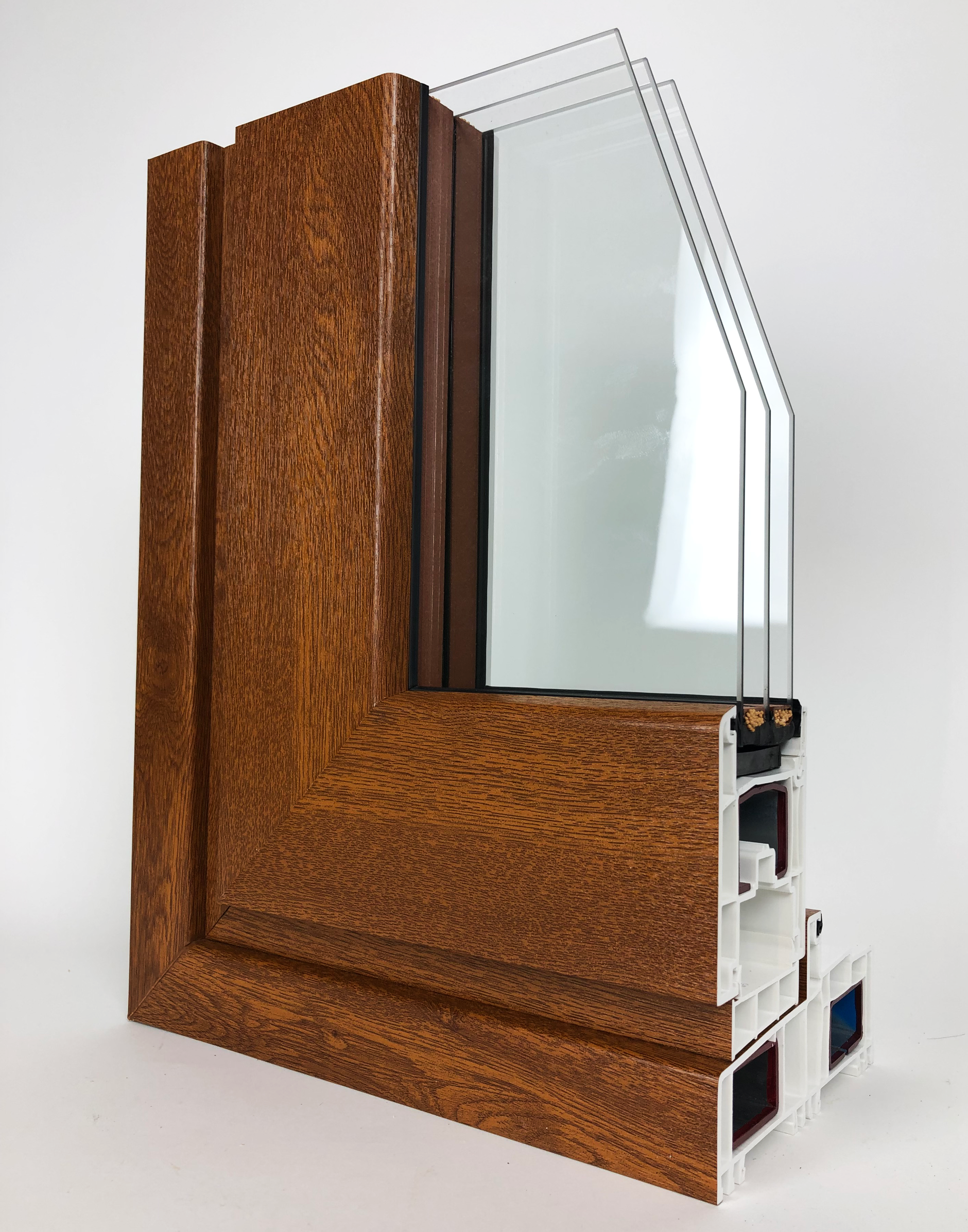 Gealan Smoovio PVC Sliding Door System - Corner Sample