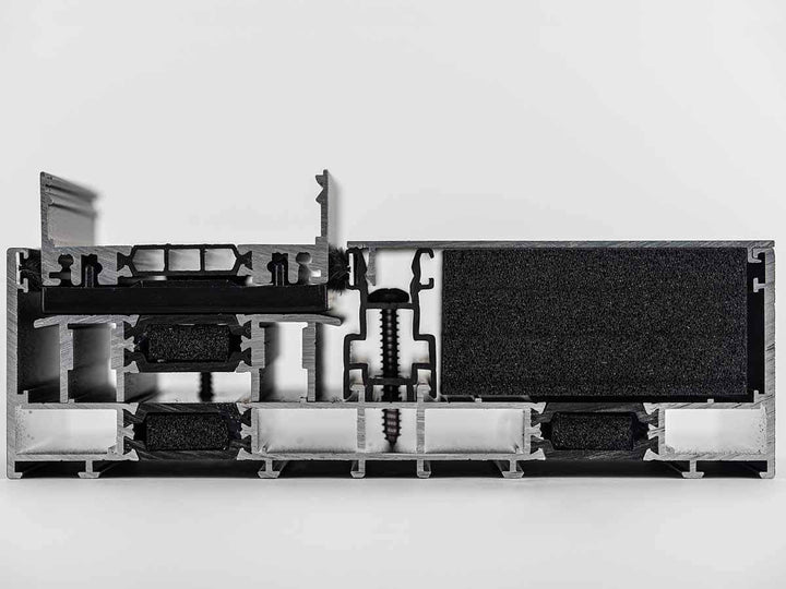 Przekrój Progu Yawal MoreView Aluminiowego Systemu Przesuwnego