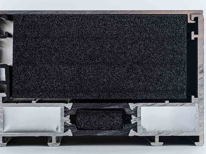 Przekrój Progu Yawal MoreView Aluminiowego Systemu Przesuwnego