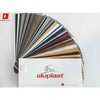 front cover of the aluplast colour chart debesto.com it also shows different colours