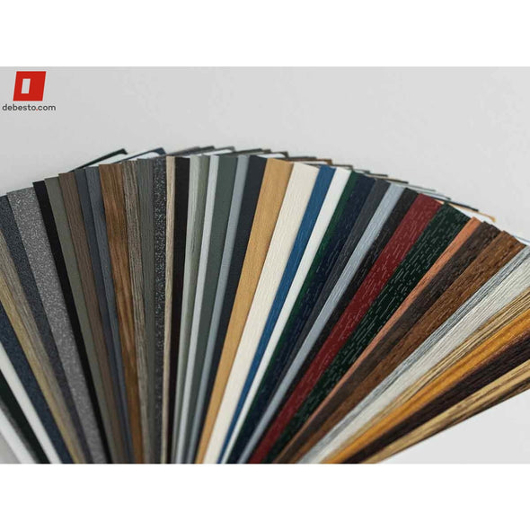 different colours of the Aluplast colour chart