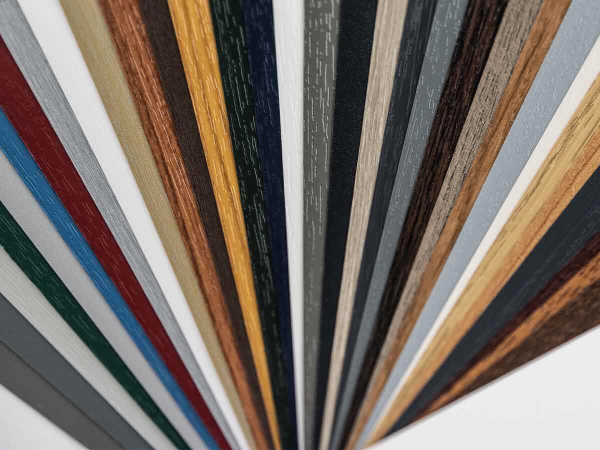 textures of the colour chart